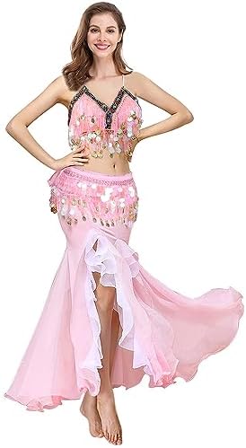 Amazon.com: ORIDOOR Women's Belly Dance Dress Belly Dance Crop Top